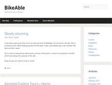 Tablet Screenshot of bikeable.info